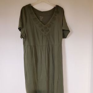 Sonoma Green Dress Size 2X